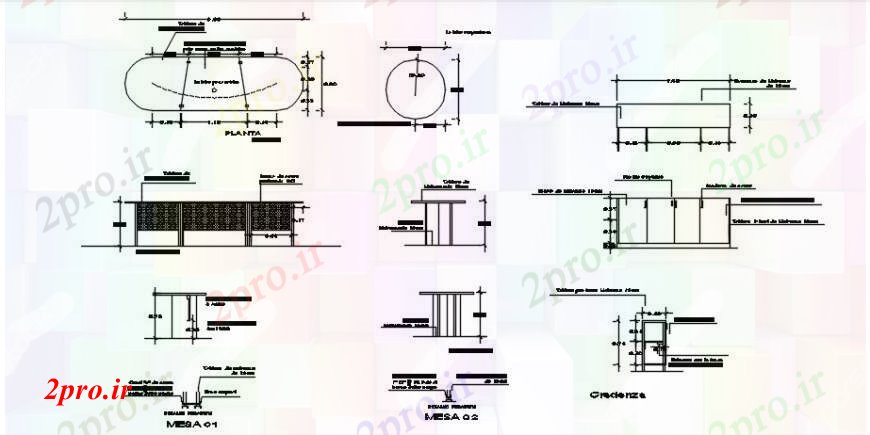 دانلود نقشه طراحی جزئیات ساختار درب و نرده بخش نصب و راه اندازی و ساختار جزئیات (کد104265)