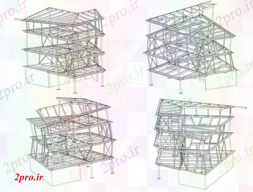 دانلود نقشه مسکونی  ، ویلایی ، آپارتمان  اقامت های چوبی جزئیات ساخت و ساز   (کد104343)