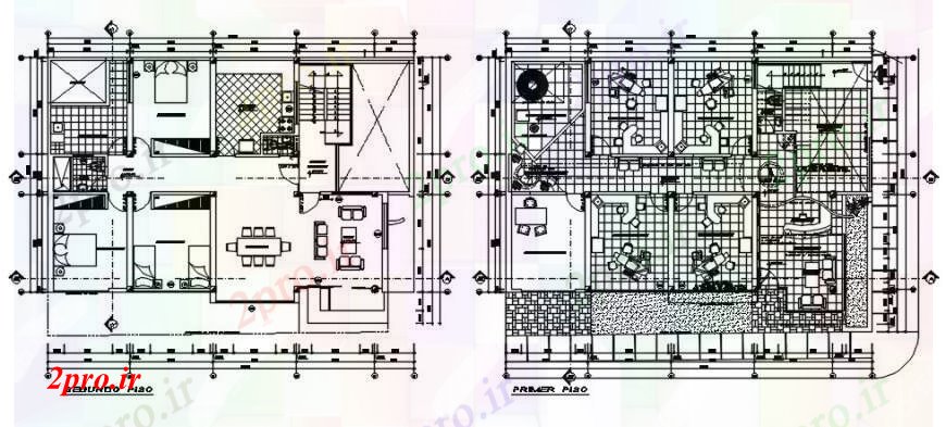 دانلود نقشه بیمارستان - درمانگاه - کلینیک کلینیک دندانپزشکی و خانه طبقه توزیع طراحی جزئیات 11 در 17 متر (کد104410)