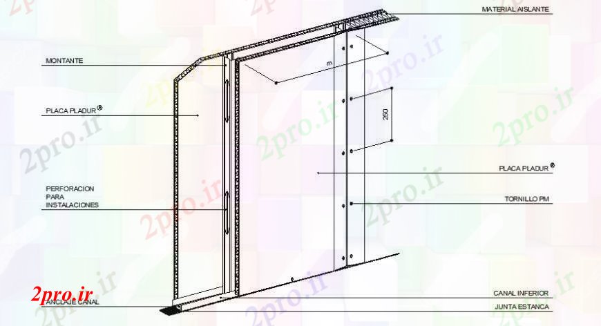 دانلود نقشه جزئیات طراحی در و پنجره  جزئیات فریم درب نقشه های دو بعدی   (کد104427)