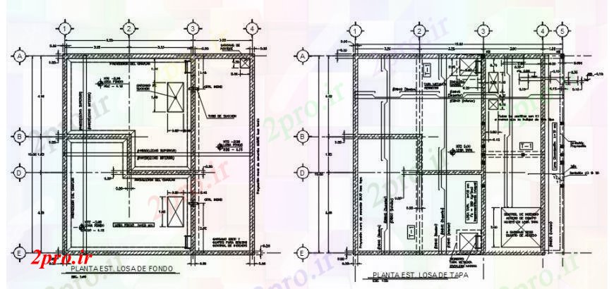 دانلود نقشه طراحی جزئیات ساختار بنیاد طرحی و ساختار طراحی جزئیات از اتاق ماشین (کد104558)