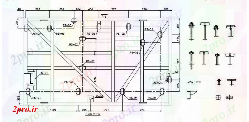 دانلود نقشه جزئیات لوله کشی آب و برق سیستم های تصفیه و ساختار طرحی خانه جزئیات (کد104579)