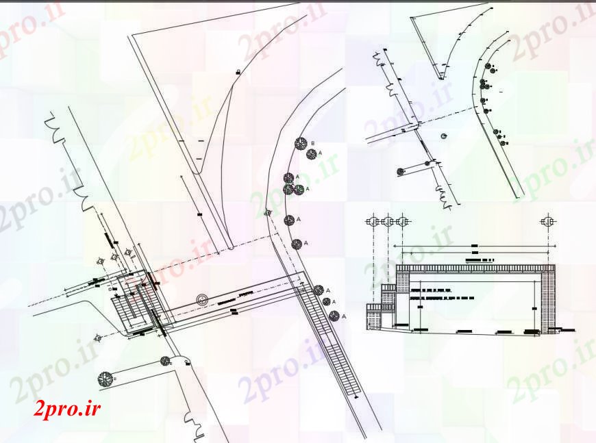 دانلود نقشه جزئیات ساخت پل ومن طرحی سایت پل، بخش ساخت و ساز و طراحی جزئیات  (کد104635)