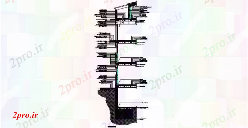 دانلود نقشه طراحی جزئیات ساختار چهار دان مسکن ساخت و ساز بخش سازنده طراحی جزئیات  (کد104847)