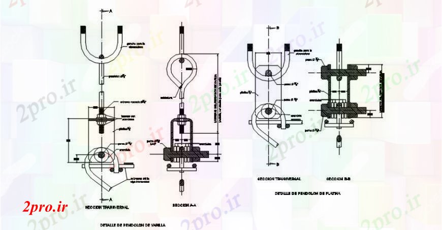 دانلود نقشه جزئیات ساخت پل پایه پل و ساختار سازنده طراحی جزئیات  (کد104879)