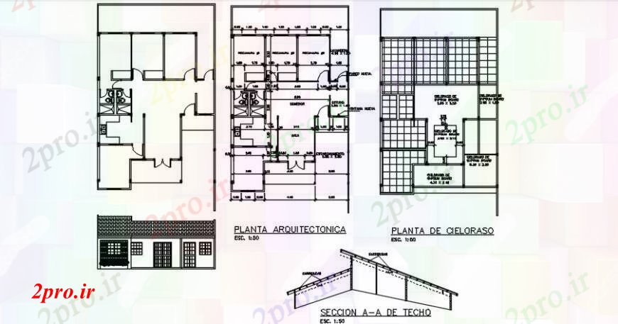 دانلود نقشه مسکونی  ، ویلایی ، آپارتمان  د طراحی  از خانه شهر   خودرو (کد104912)