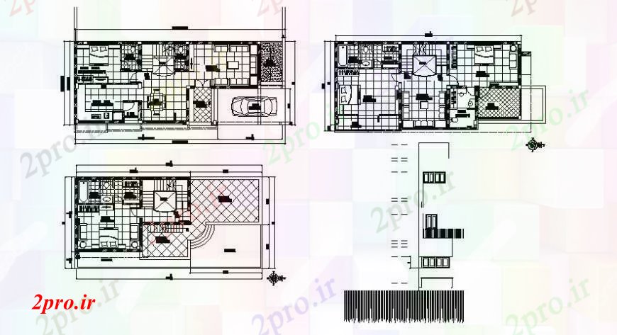 دانلود نقشه مسکونی  ، ویلایی ، آپارتمان  طراحی های مسکن ویلا دو بعدی  طرحی نظر  (کد105072)