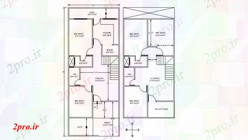 دانلود نقشه مسکونی  ، ویلایی ، آپارتمان   طرحی نظر طرحی کار طراحی خانه به   (کد105076)