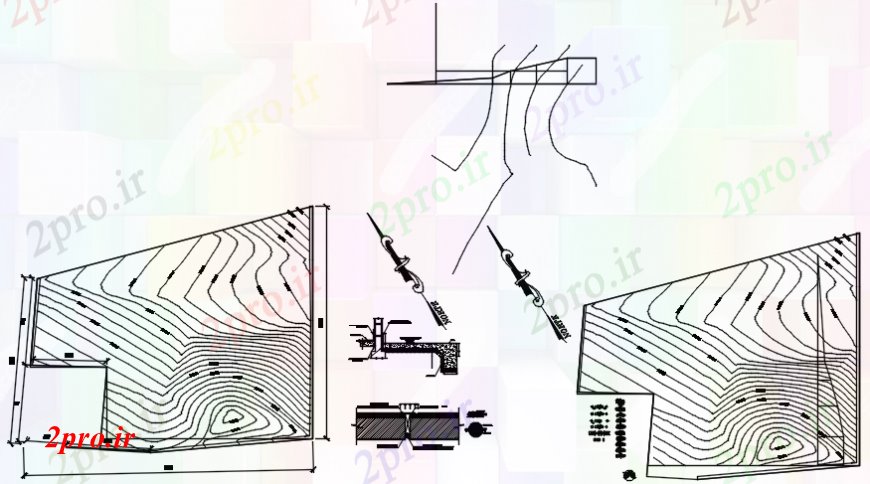 دانلود نقشه بلوک ، آرام ، نماد Controlmatic 20 در 20 متر (کد105262)