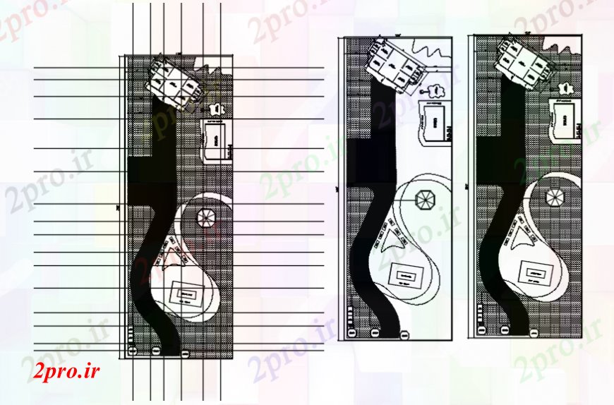 دانلود نقشه مسکونی  ، ویلایی ، آپارتمان  خانه و طرحی مزرعه (کد105309)