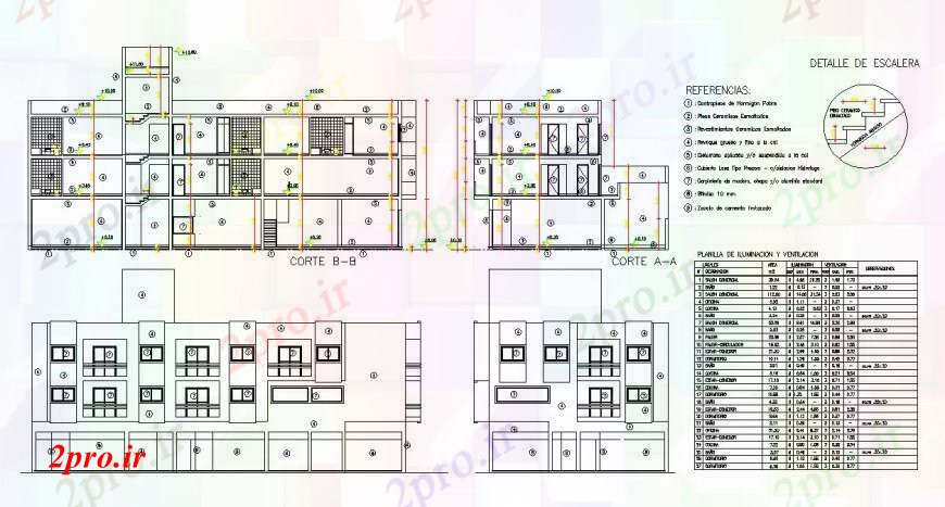دانلود نقشه ساختمان مرتفعبیرونی نما بیرونی طراحی ساختمان 9 در 26 متر (کد105328)