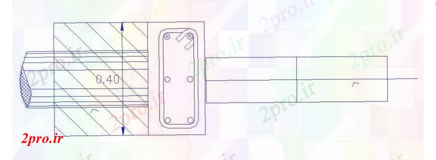 دانلود نقشه جزئیات ساخت و ساز پشتیبانی دیوار  بلوک  ساخت و ساز طراحی جزئیات (کد105383)