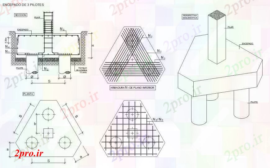 دانلود نقشه طراحی جزئیات ساختار مسلح بخش دیوار بتن و  ساختار سازنده طراحی جزئیات (کد105464)