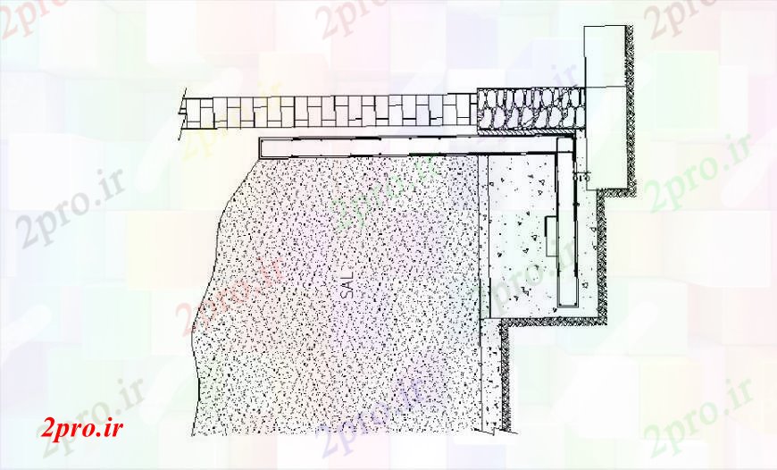 دانلود نقشه طراحی جزئیات ساختار بخش های بتنی دیوار و  ساخت و ساز طراحی جزئیات (کد105683)