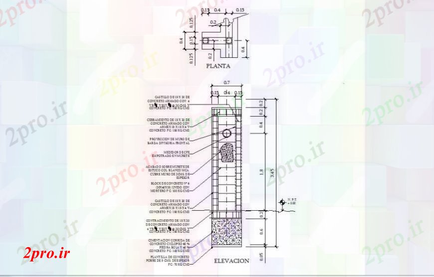 دانلود نقشه جزئیات ساخت و ساز جزئیات ساخت و ساز دیوار الکتریکی رسم  جزئیات   انجام (کد105746)