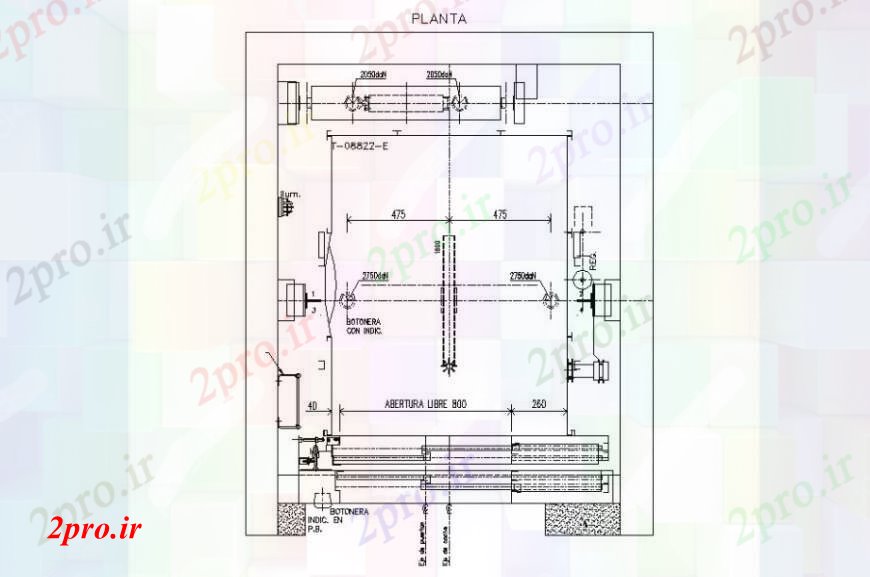 دانلود نقشه  جزئیات آسانسور و    برنامه ریزی و نصب و راه اندازی خودکار  طراحی   (کد105749)