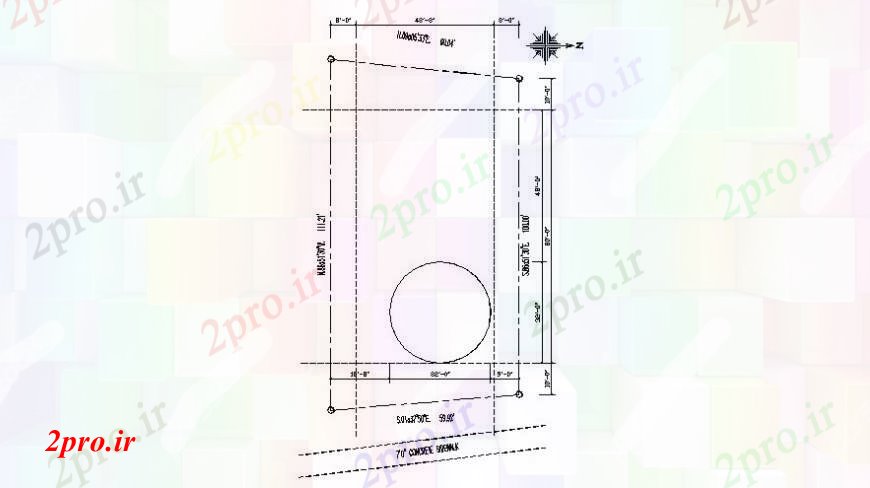 دانلود نقشه  ساختمان دولتی ، سازمانی طرحی سایت برای پروژه دولت (کد105756)