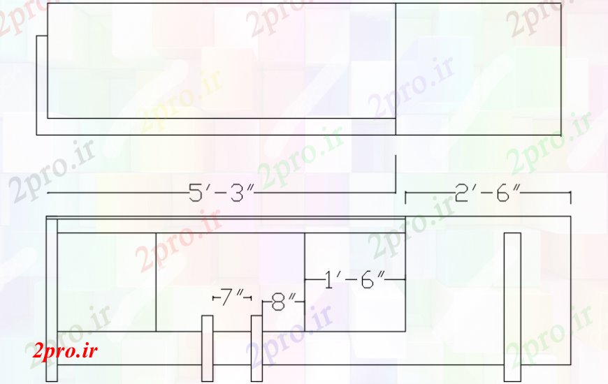 دانلود نقشه بلوک مبلمان مبل مدل مجموعه بالا  جزئیات (کد106249)