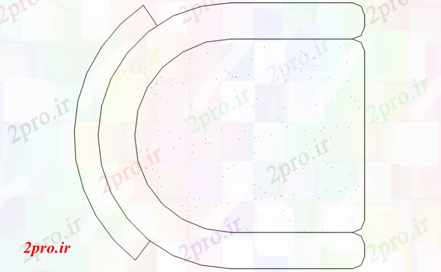 دانلود نقشه بلوک مبلمان  بلوک مبلمان (کد106373)