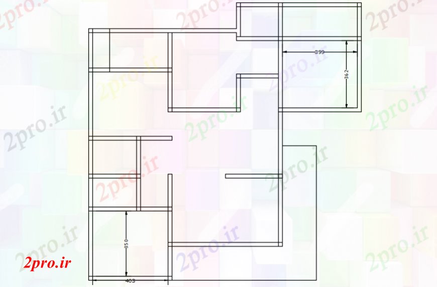 دانلود نقشه مسکونی  ، ویلایی ، آپارتمان   طرحی ساختاری خانه مسکونی (کد106394)