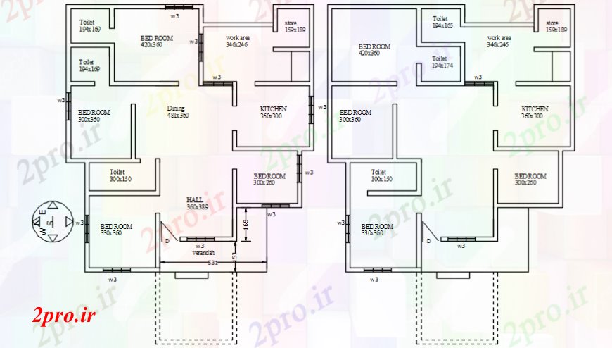 دانلود نقشه مسکونی  ، ویلایی ، آپارتمان   از یک طرحی ساختمان مسکونی (کد106395)