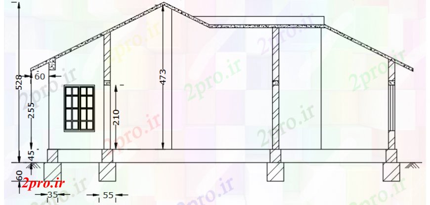 دانلود نقشه مسکونی  ، ویلایی ، آپارتمان  اتوکد از بخش خانه (کد106402)