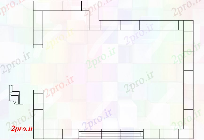 دانلود نقشه مسکونی  ، ویلایی ، آپارتمان  فاصله بالای صفحه  جزئیات طرح (کد106423)