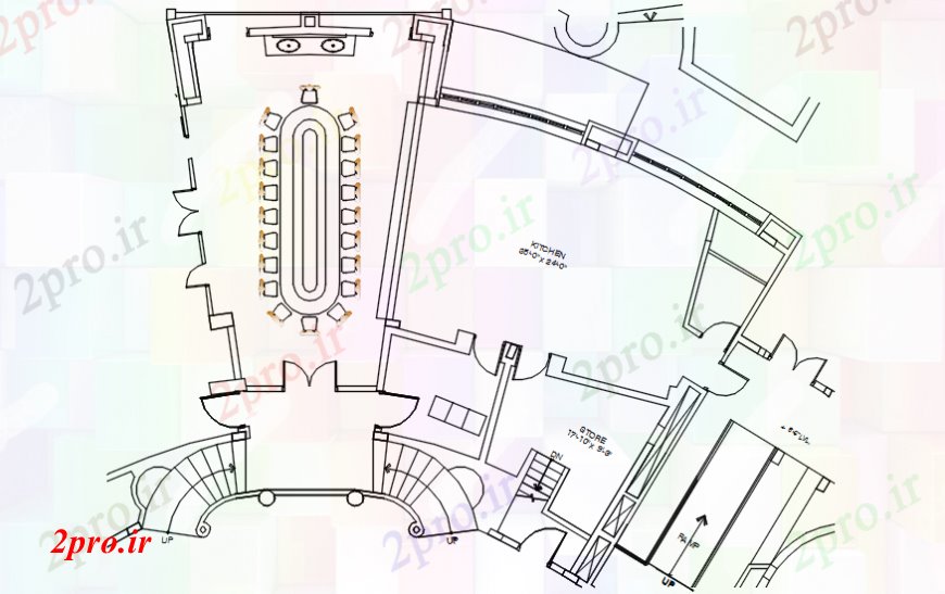 دانلود نقشه بلوک مبلمان آشپزخانه  محل غذاخوری جزئیات مفهوم (کد106543)