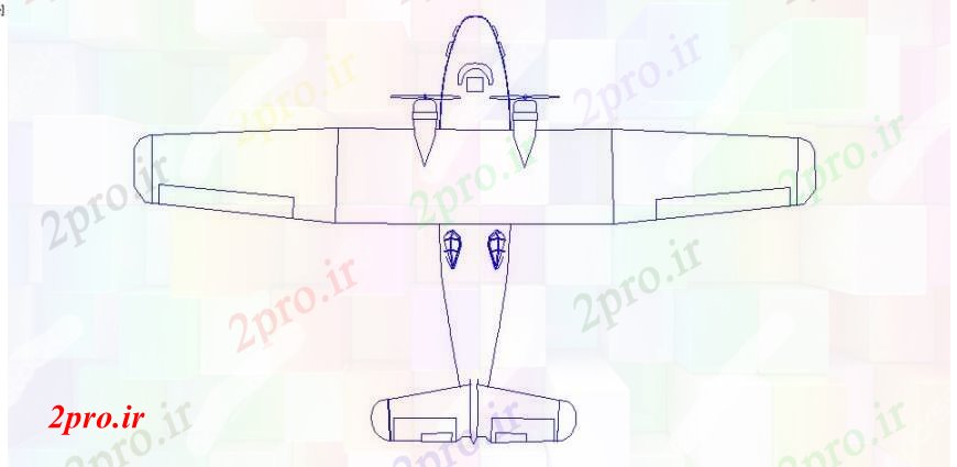 دانلود نقشه بلوک وسایل نقلیه هنر و صنعت هوایی نمای بالای بلوک نما طراحی جزئیات  (کد106729)