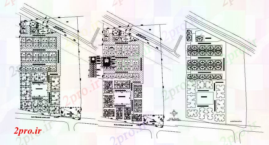 دانلود نقشه مسکونی  ، ویلایی ، آپارتمان  آپارتمان بلوک های ساختمان طرحی طبقه  توزیع طراحی جزئیات  (کد106847)