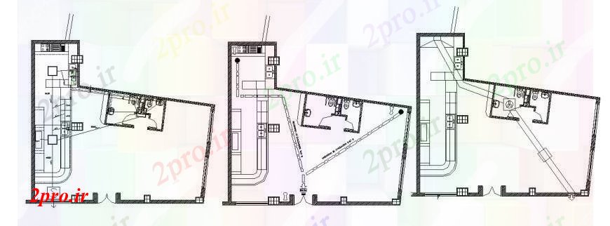 دانلود نقشه حمام مستر طرحی و طراحی نصب و راه اندازی بهداشتی جزئیات برای خانه طبقه  (کد106859)