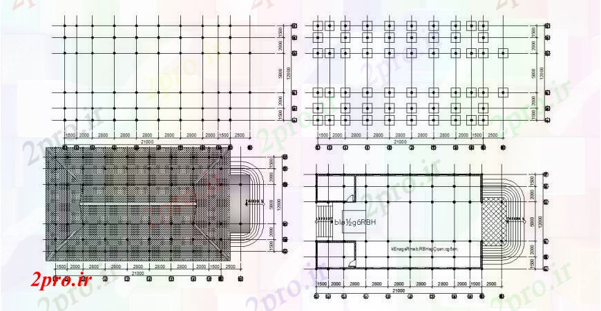 دانلود نقشه طراحی جزئیات ساختار طرحی بنیاد کلیسا مذهبی  و  ساختار طراحی جزئیات (کد107056)