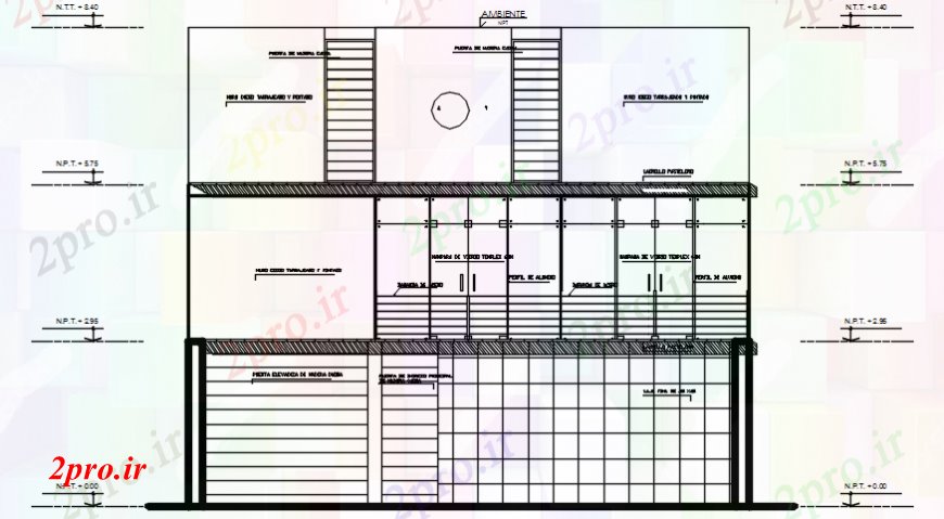 دانلود نقشه مسکونی  ، ویلایی ، آپارتمان  نقشه های  واحد مسکونی   اتوکد (کد107221)