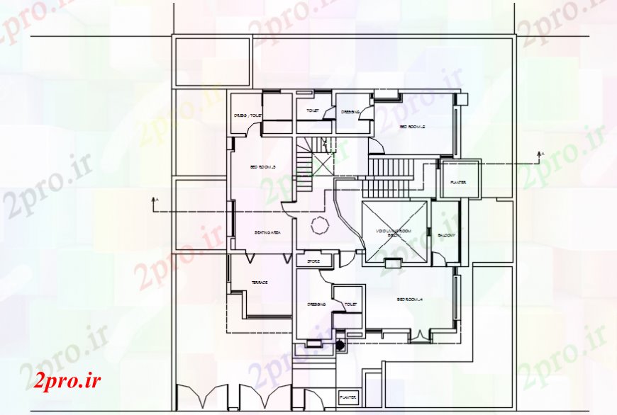 دانلود نقشه مسکونی  ، ویلایی ، آپارتمان  مفهوم معماری ویلا (کد107314)