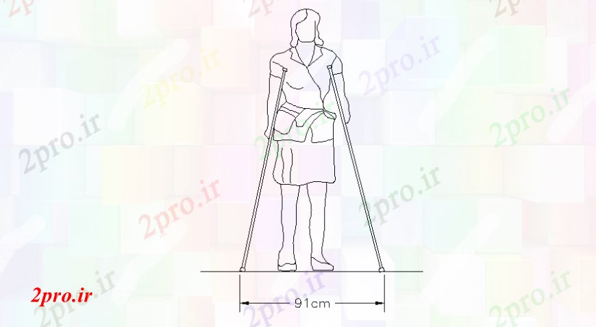 دانلود نقشه بلوک افراد  دو بعدی  طراحی اطلاعات مربوط به افراد واحد بلوک  (کد107351)