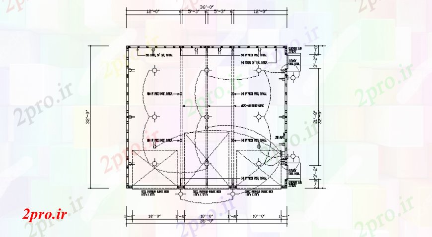 دانلود نقشه طراحی داخلی طراحی نصب و راه اندازی برق  دو بعدی  ساخت  (کد107474)
