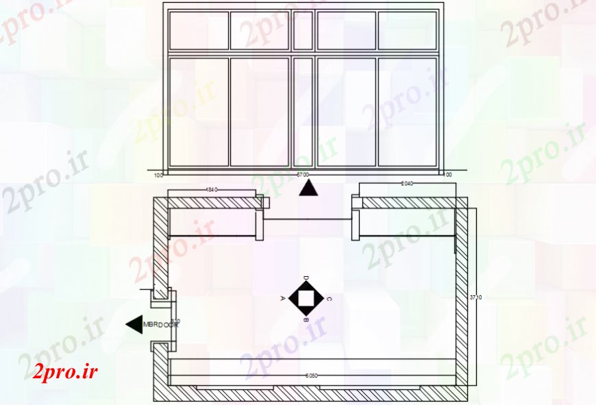 دانلود نقشه حمام مستر اتاق خواب طراحی طرحی جزئیات  دو بعدی    اتوکد (کد107670)