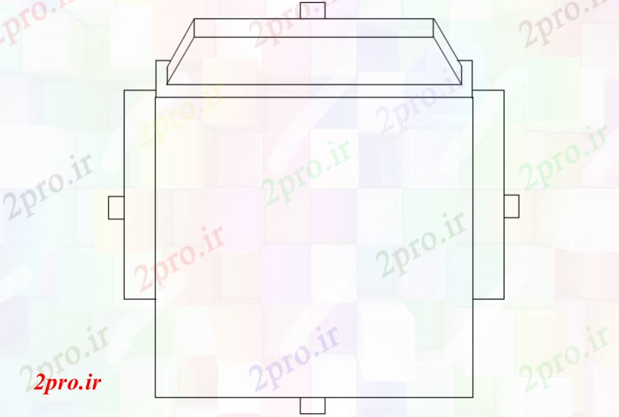 دانلود نقشه میز و صندلی بلوک های مبلمان طراحی های جزئیات صندلی  دو بعدی   نما  (کد107693)