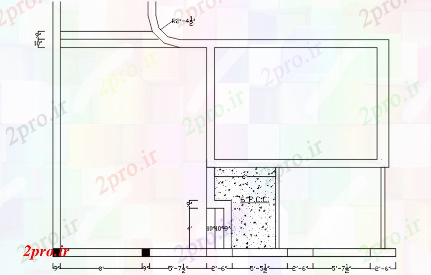 دانلود نقشه مسکونی  ، ویلایی ، آپارتمان  طراحی  دو بعدی  طرحی اتاق  اتوکد (کد107791)