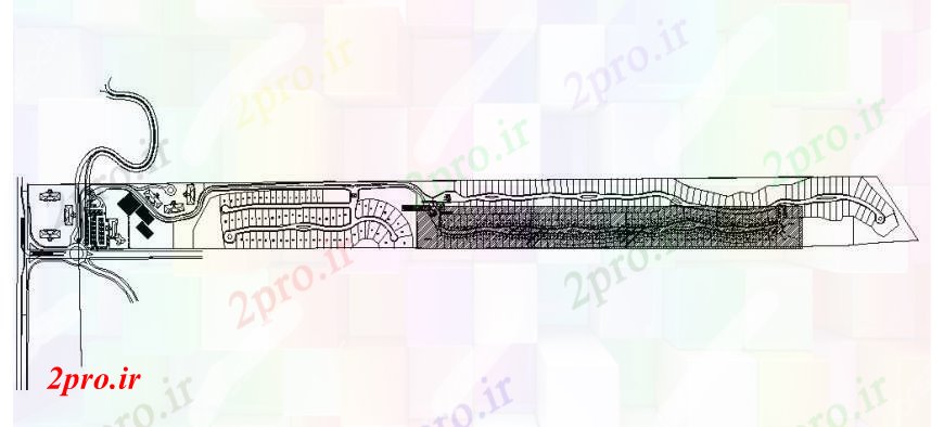 دانلود نقشه جزئیات لوله کشی جنگل قابل حمل آبیاری آب  سیستم طراحی جزئیات (کد107805)