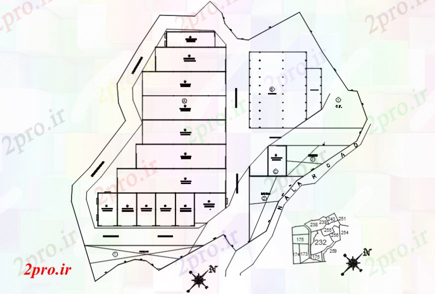 دانلود نقشه بلوک ، آرام ، نماد نقشه جزئیات مقطعی دو بعدی  طرحی جزئیات (کد107942)