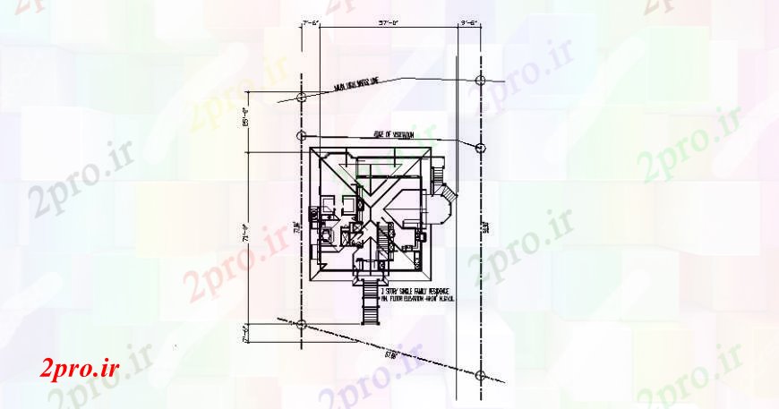 دانلود نقشه مسکونی  ، ویلایی ، آپارتمان  جزئیات کف ساختار طرحی فریم برای موجود خانه (کد108237)