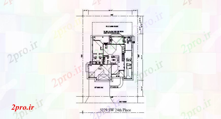 دانلود نقشه طراحی جزئیات ساختار موجود طبقه همکف ساختار طرحی فریم از خانه (کد108245)