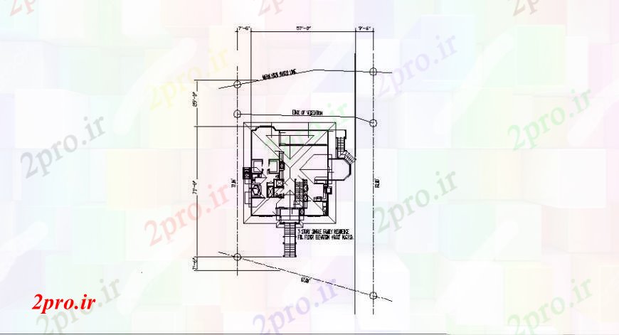 دانلود نقشه مسکونی ، ویلایی ، آپارتمان موجود خانه فریم کف طرحی های 15 در 16 متر (کد108248)