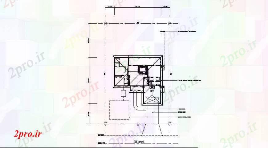 دانلود نقشه مسکونی ، ویلایی ، آپارتمان جزئیات ساختار طرحی فریم های کف و خانه مسکونی 18 در 18 متر (کد108262)