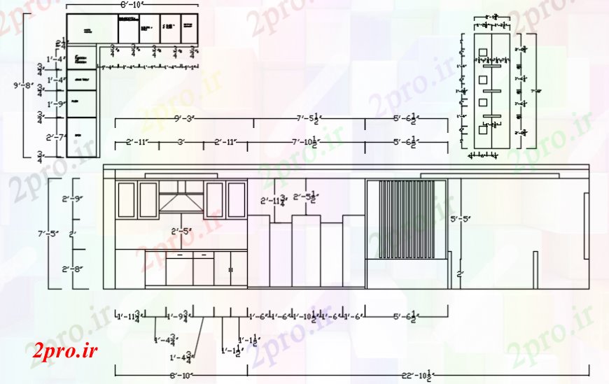 دانلود نقشه جزئیات طراحی در و پنجره  طراحی  دو بعدی  طراحی انبار  اتوکد (کد108351)