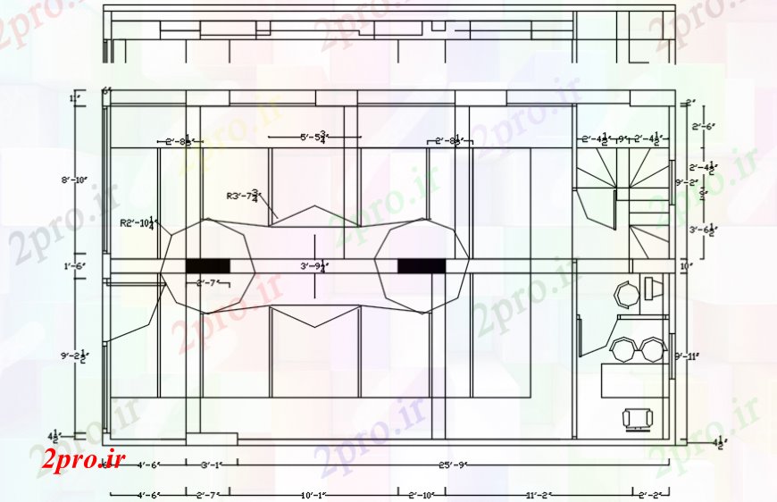 دانلود نقشه جزئیات ساخت و ساز طراحی  دو بعدی  کاذب سقف دریچه  های  خودرو (کد108380)