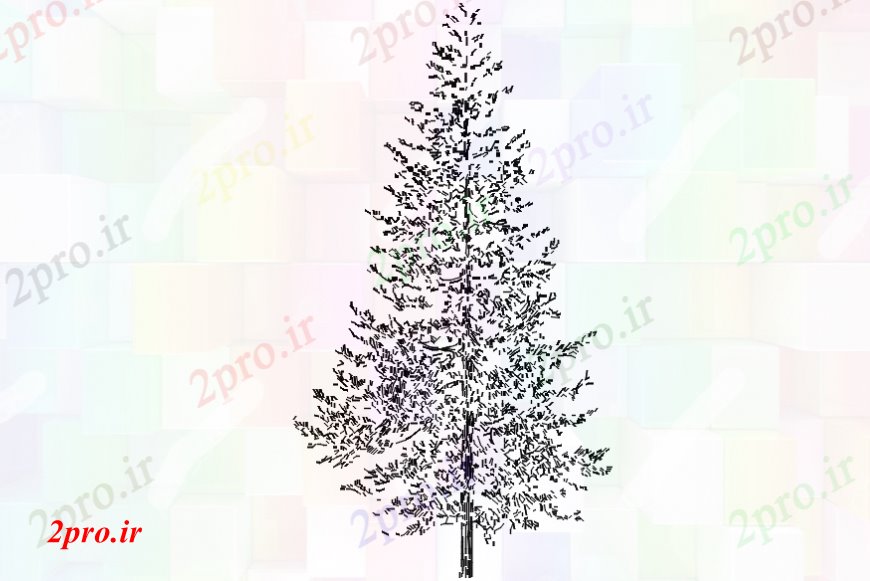 دانلود نقشه درختان و گیاهان جزئیات  طراحی های کوچک کریسمس خال خال برگ (کد108437)