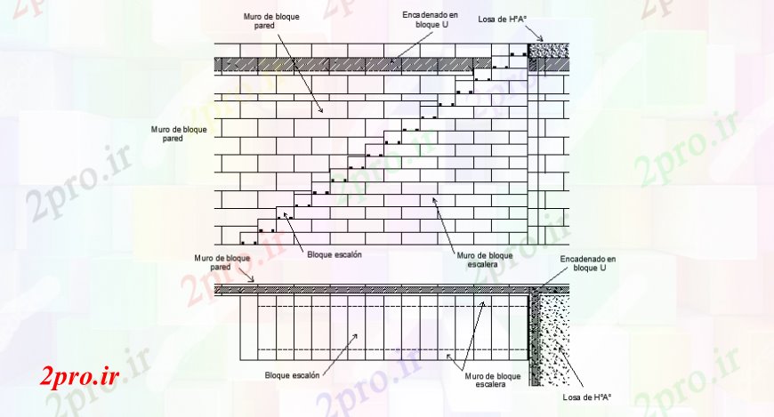 دانلود نقشه  جزئیات دیوار های آجری پروژه ساخت و ساز از آجر (کد108469)