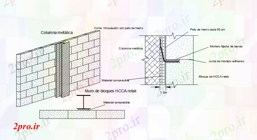 دانلود نقشه  جزئیات دیوار های آجری آجر جزئیات نما ساختمان ساخت و ساز (کد108659)